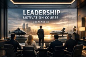 Here is a professional, SEO-optimized alt text for your image:Alt text: Luxury leadership motivation course at CBI Academy featuring executives in a high-end boardroom overlooking a city skyline with private jet and helicopter at sunset. If you'd like, I can also provide: 🔎 More SEO-optimized version (for ranking) ♿ Accessibility-focused descriptive version (more detailed for screen readers) 📈 Conversion-focused alt text (marketing angle) 📱 Short alt text for faster page performance Tell me your website goal (SEO, accessibility, ads, branding), and I’ll tailor it perfectly.